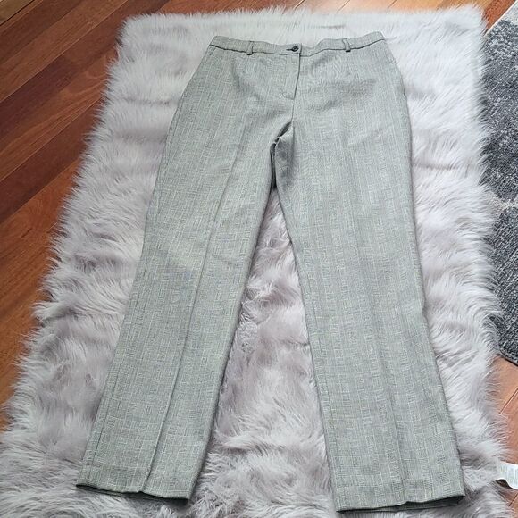 Pendleton womens black and white dress pants 100% wool size 8 - Picture 1 of 5